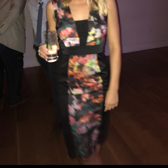 Rachel Roy Watercolor Dress! EUC only worn once - Picture 2 of 11